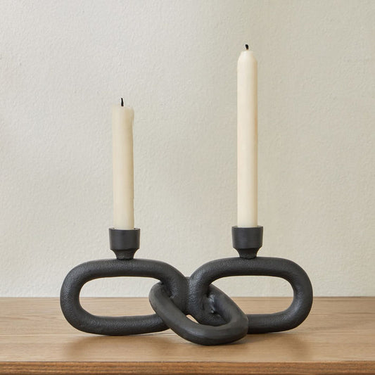 Natura Loft Metal Taper Candleholder - 10 cm