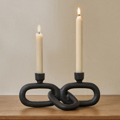 Natura Loft Metal Taper Candleholder - 10 cm