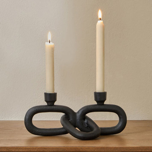 Natura Loft Metal Taper Candleholder - 10 cm