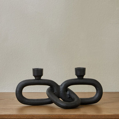 Natura Loft Metal Taper Candleholder - 10 cm