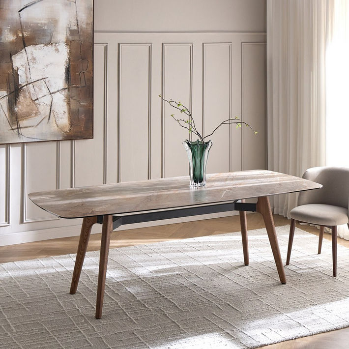 Mesa 8-Seater Ceramic Top Dining Table