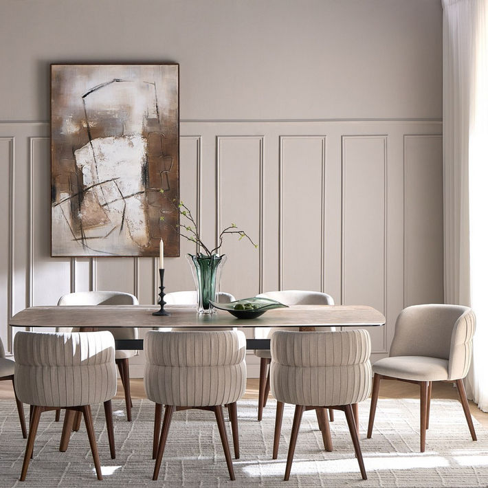 Mesa 8-Seater Ceramic Top Dining Table