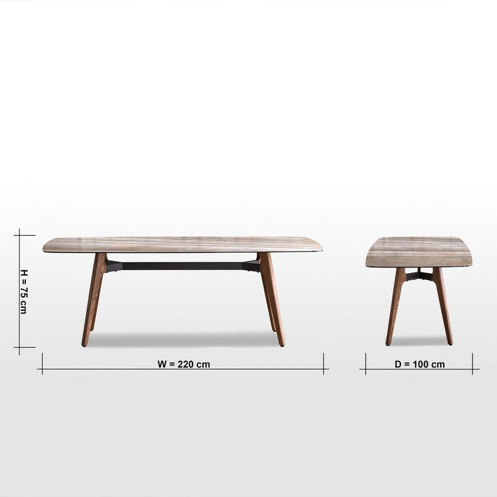 Mesa 8-Seater Ceramic Top Dining Table