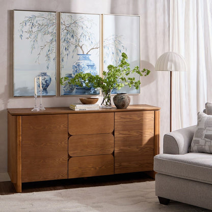 Luxe Orientale Tahani 3-Piece Canvas Wall Art Set - 158x103 cm