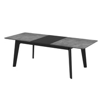 Shadow Dining Table Concrete Look Pure Black