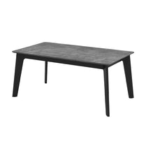 Shadow Dining Table Concrete Look Pure Black