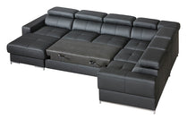 BELGRAD U-Shape Modern Corner Sofa Bed | 3860mm X 2130mm | Many upholstery materials!