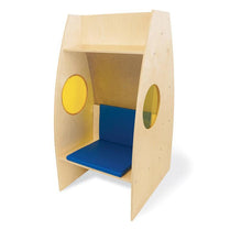 Wooden Study Unit: Seat and Book Storage Combo