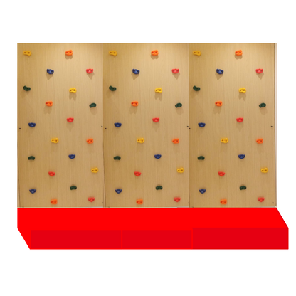 Climbing Wall: Active Fun for Playtime - Triple Panel