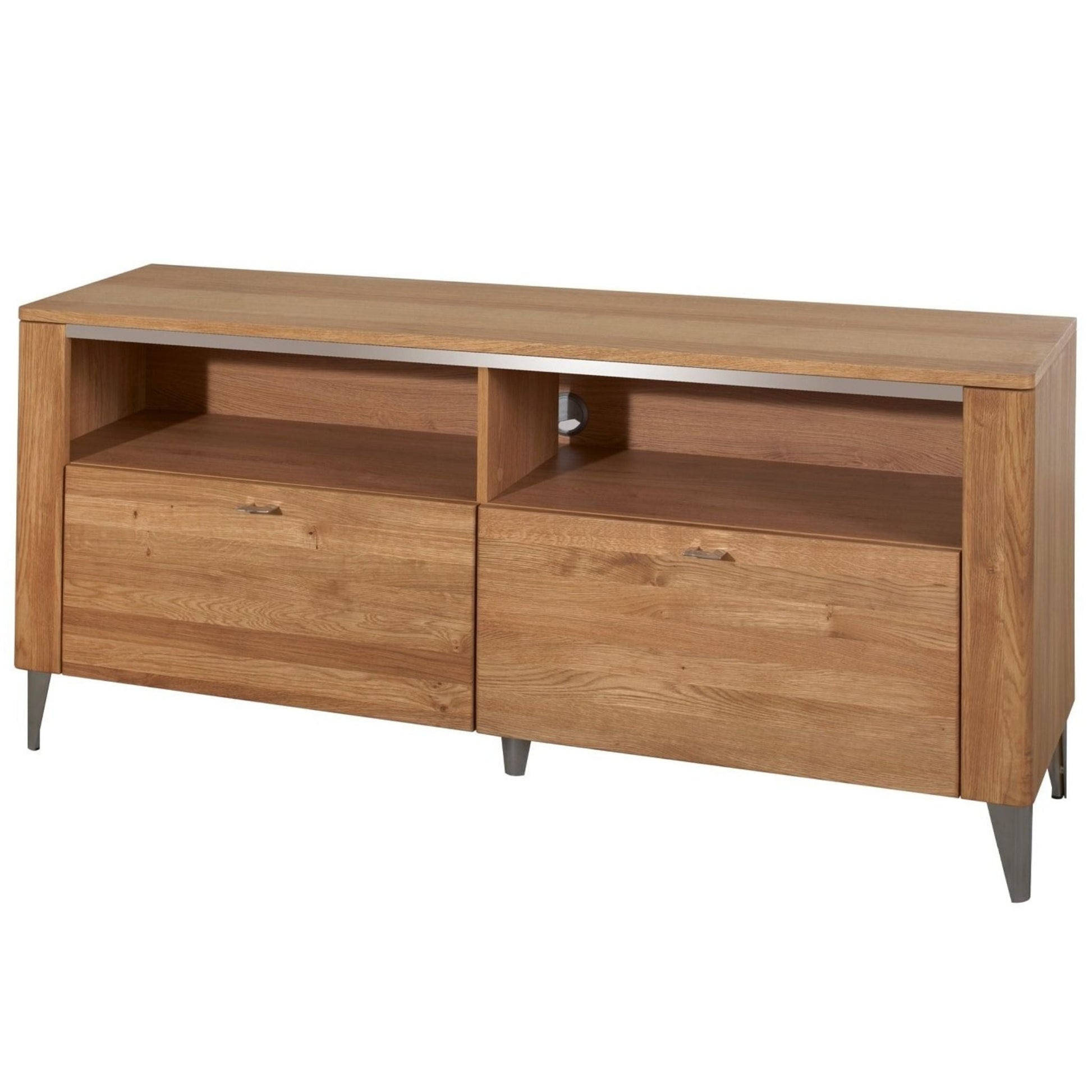 2 drawers TV UNIT - LATINA | Solid Oak Wood by EWOODS | Souqify