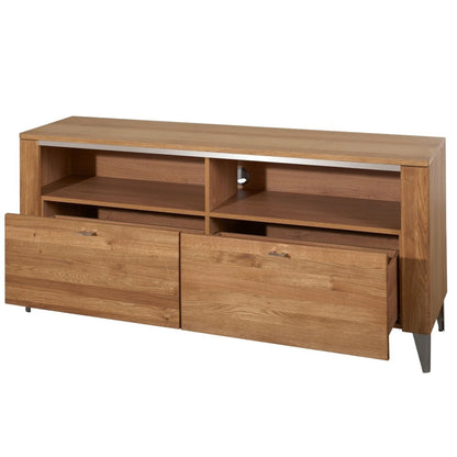 2 drawers TV UNIT - LATINA | Solid Oak Wood by EWOODS | Souqify
