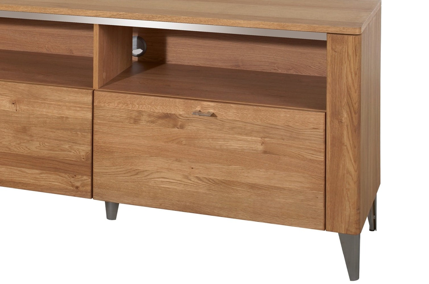 2 drawers TV UNIT - LATINA | Solid Oak Wood by EWOODS | Souqify