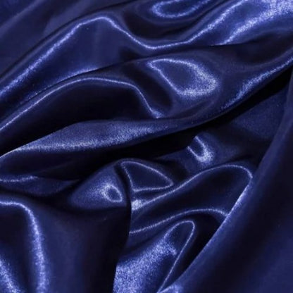 2 Pieces Pillowcases Silky Satin pillow cover set Hair Skin, Navy Blue Color. by 5 | Souqify