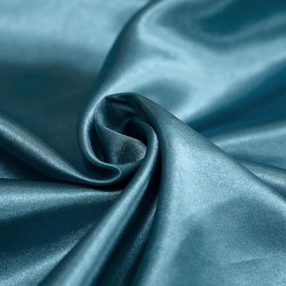 2 Pieces Pillowcases Silky Satin pillow cover set Hair Skin, Teal Color. by 5 | Souqify