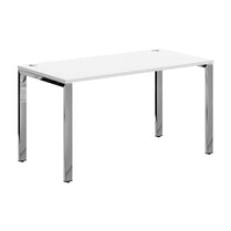 RECTANGULAR DESK DESK MADE IN 25MM MFC TOP, E1 LAMINATE CHIPBOARD 40X20MM METAL GLOSSY FRAMES