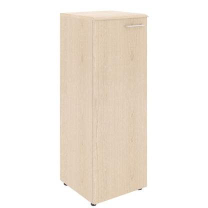 LOW HEIGHT CABINET, MADE IN E1 LAMINATE CHIPBOARD, WITH WOODEN SWING DOOR