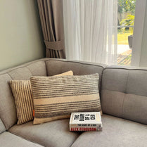 Skyline Stripe Handwoven Cushion Cover 60 x 40 cm