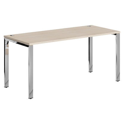 RECTANGULAR DESK DESK MADE IN 25MM MFC TOP, E1 LAMINATE CHIPBOARD 40X20MM METAL GLOSSY FRAMES