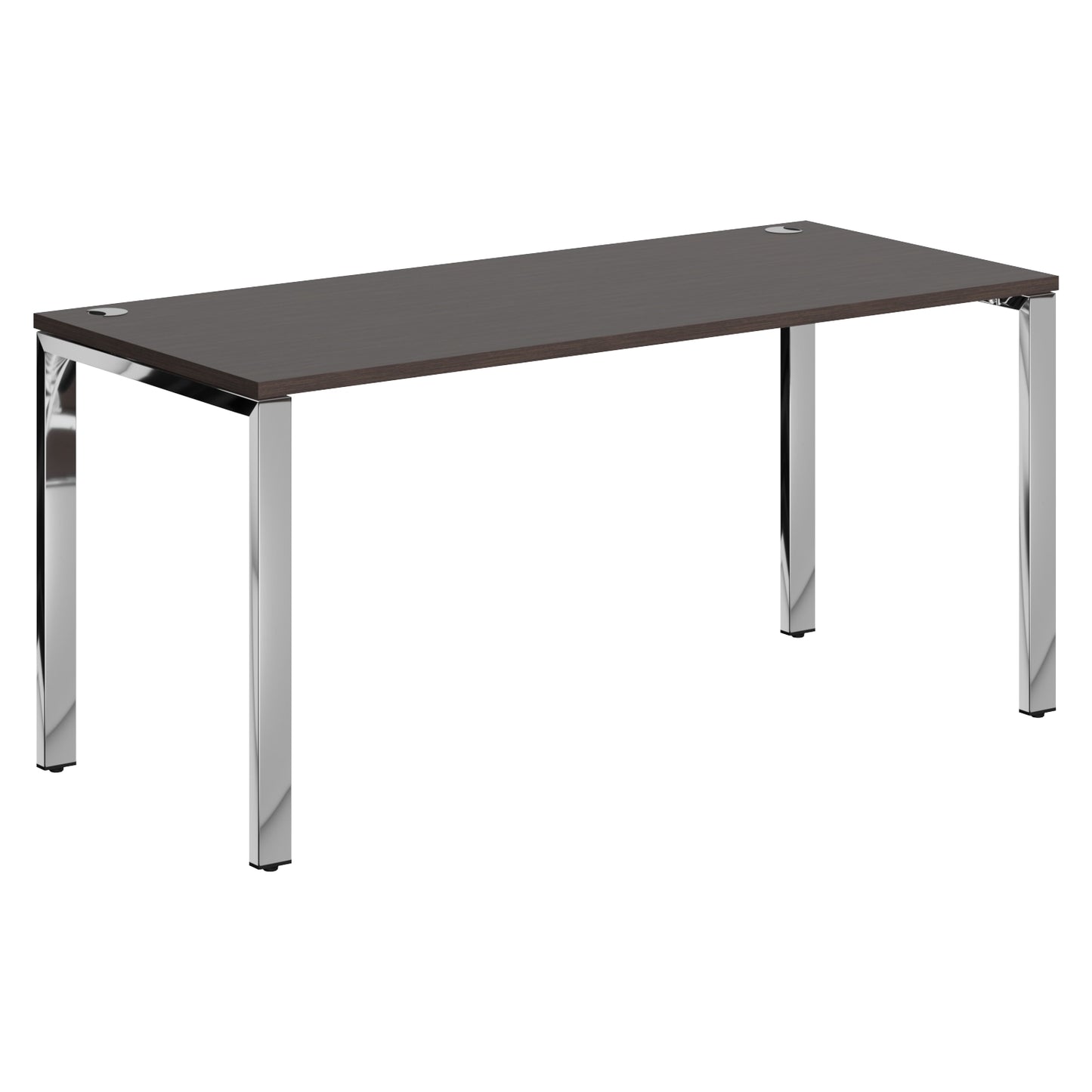 RECTANGULAR DESK DESK MADE IN 25MM MFC TOP, E1 LAMINATE CHIPBOARD 40X20MM METAL GLOSSY FRAMES