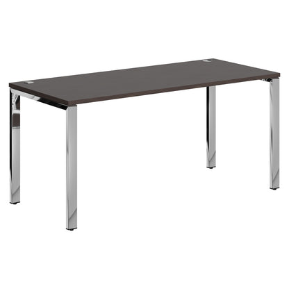 RECTANGULAR DESK DESK MADE IN 25MM MFC TOP, E1 LAMINATE CHIPBOARD 40X20MM METAL GLOSSY FRAMES