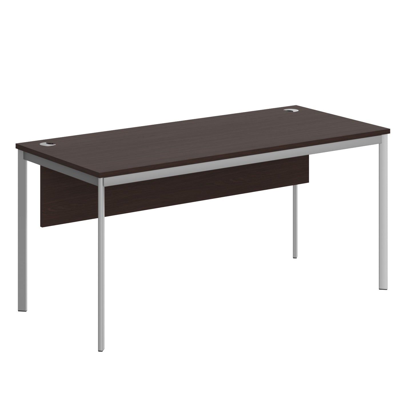 RECTANGULAR SHAPE DESK MADE IN 25MM MFC TOP, MODESTY PANEL, E1 LAMINATE CHIPBOARD 40X20MM METAL FRAMES