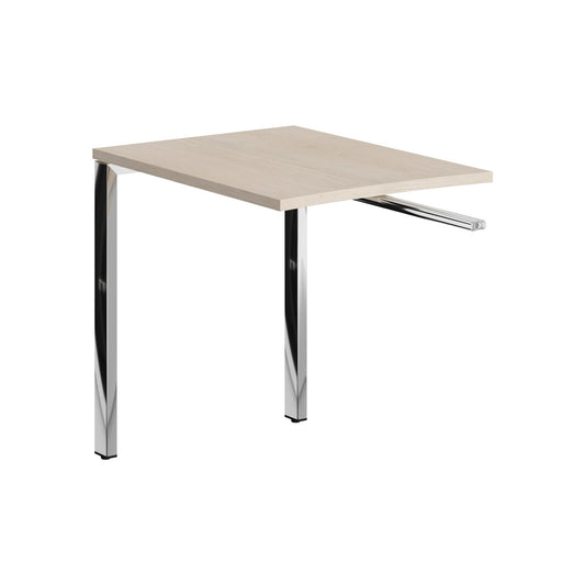RECTANGULAR SHAPE DESK EXTENSION MADE IN 25MM MFC TOP, E1 LAMINATE CHIPBOARD, 40X40MM METAL U SHAPE FRAMES