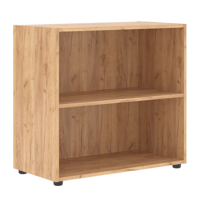 HIGH EXECUTIVE LOW HEIGHT CABINET MADE IN E1 LAMINATE CHIPBOARD WITH OPEN SHELVES