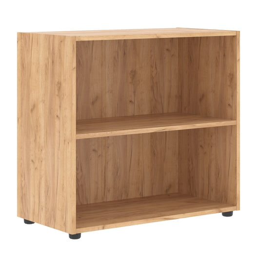 HIGH EXECUTIVE LOW HEIGHT CABINET MADE IN E1 LAMINATE CHIPBOARD WITH OPEN SHELVES
