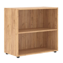 HIGH EXECUTIVE LOW HEIGHT CABINET MADE IN E1 LAMINATE CHIPBOARD WITH OPEN SHELVES