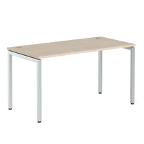 RECTANGULAR SHAPE DESK MADE IN 25MM MFC TOP, E1 LAMINATE CHIPBOARD WITH WOODEN MODESTY PANEL 40X40MM METAL U SHAPE FRAMES