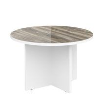 EXECUTIVE ROUND SHAPE MEETING DESK, MADE IN E1 LAMINATE CHIPBOARD