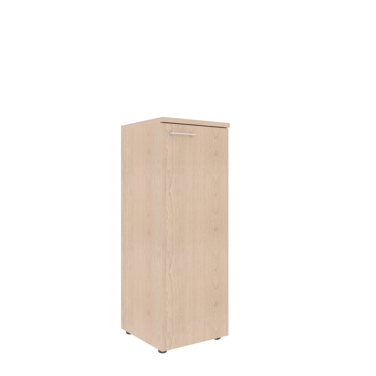 MEDIUM HEIGHT CABINET, MADE IN E1 LAMINATE CHIPBOARD, WITH WOODEN SWING DOOR