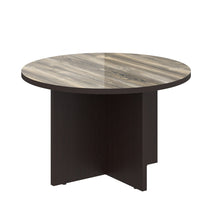 EXECUTIVE ROUND SHAPE MEETING DESK, MADE IN E1 LAMINATE CHIPBOARD