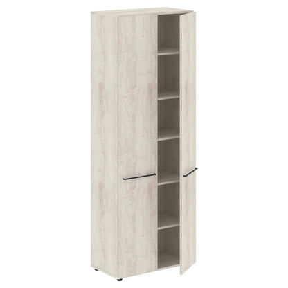 FULL HEIGHT CABINET, MADE IN E1 LAMINATE CHIPBOARD, WITH WOODEN SWING DOOR