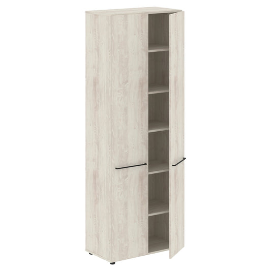 FULL HEIGHT CABINET, MADE IN E1 LAMINATE CHIPBOARD, WITH WOODEN SWING DOOR
