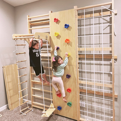 9-in-1 Swedish Ladder Wall Gym: Fitness and Fun