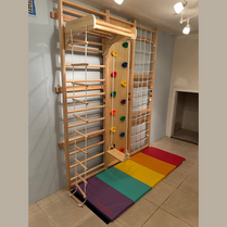 9-in-1 Swedish Ladder Wall Gym: Fitness and Fun