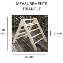 Foldable Climbing Triangle: Active Play for Kids