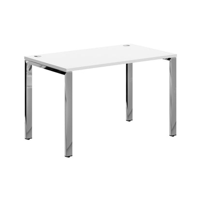 RECTANGULAR DESK DESK MADE IN 25MM MFC TOP, E1 LAMINATE CHIPBOARD 40X20MM METAL GLOSSY FRAMES
