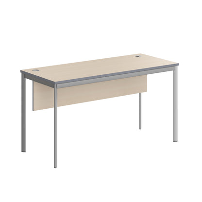 RECTANGULAR SHAPE DESK MADE IN 25MM MFC TOP, MODESTY PANEL, E1 LAMINATE CHIPBOARD 40X20MM METAL FRAMES
