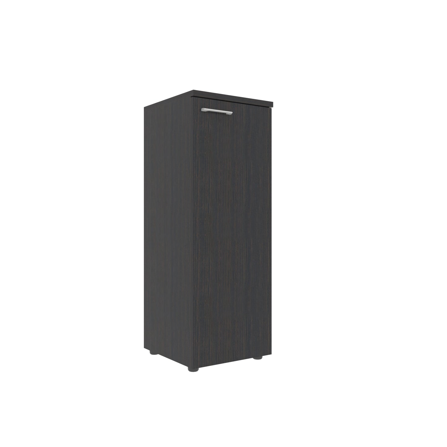 MEDIUM HEIGHT CABINET, MADE IN E1 LAMINATE CHIPBOARD, WITH WOODEN SWING DOOR