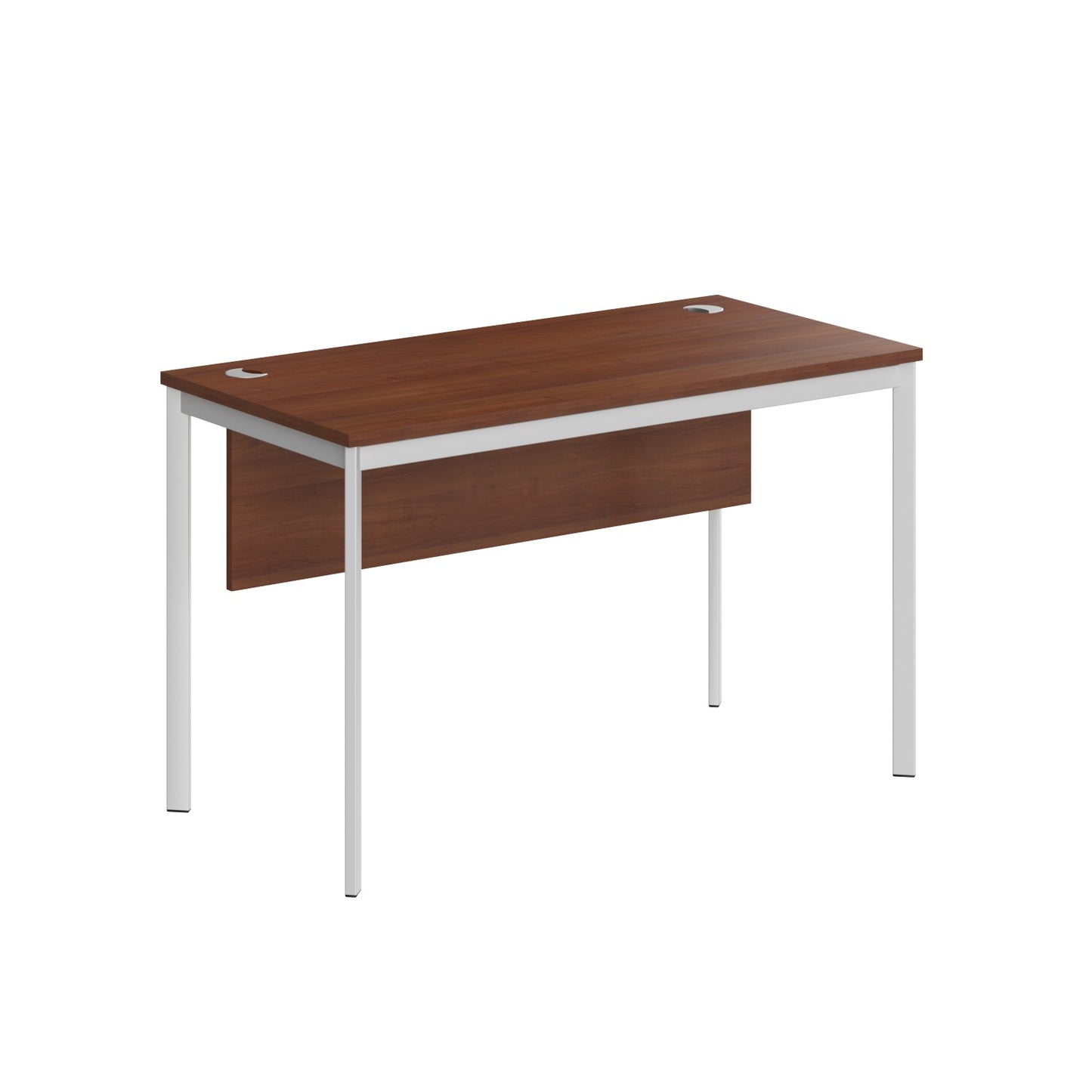 RECTANGULAR SHAPE DESK MADE IN 25MM MFC TOP, MODESTY PANEL, E1 LAMINATE CHIPBOARD 40X20MM METAL FRAMES