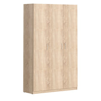 THREE-DOOR WARDROBE, MADE IN E1 LAMINATE CHIPBOARD