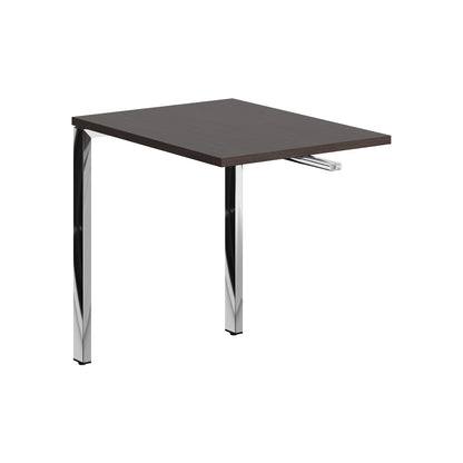 RECTANGULAR SHAPE DESK EXTENSION MADE IN 25MM MFC TOP, E1 LAMINATE CHIPBOARD, 40X40MM METAL U SHAPE FRAMES