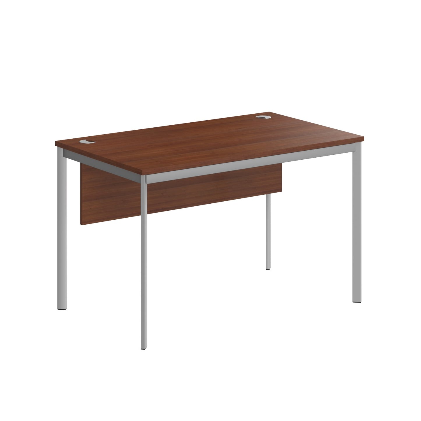 RECTANGULAR SHAPE DESK MADE IN 25MM MFC TOP, MODESTY PANEL, E1 LAMINATE CHIPBOARD 40X20MM METAL FRAMES