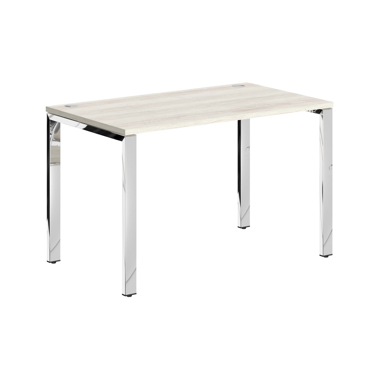 RECTANGULAR DESK DESK MADE IN 25MM MFC TOP, E1 LAMINATE CHIPBOARD 40X20MM METAL GLOSSY FRAMES