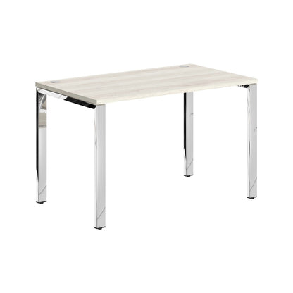 RECTANGULAR DESK DESK MADE IN 25MM MFC TOP, E1 LAMINATE CHIPBOARD 40X20MM METAL GLOSSY FRAMES