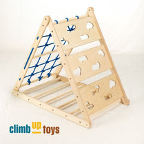 Triangle 3-in-1 Climbing Set: Clouds, Net, Bars