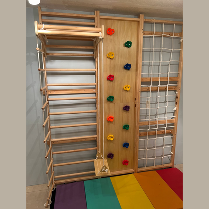 9-in-1 Swedish Ladder Wall Gym: Fitness and Fun