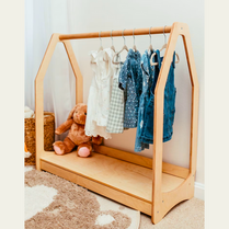 Montessori Kids Clothing Rack: Organize with Style